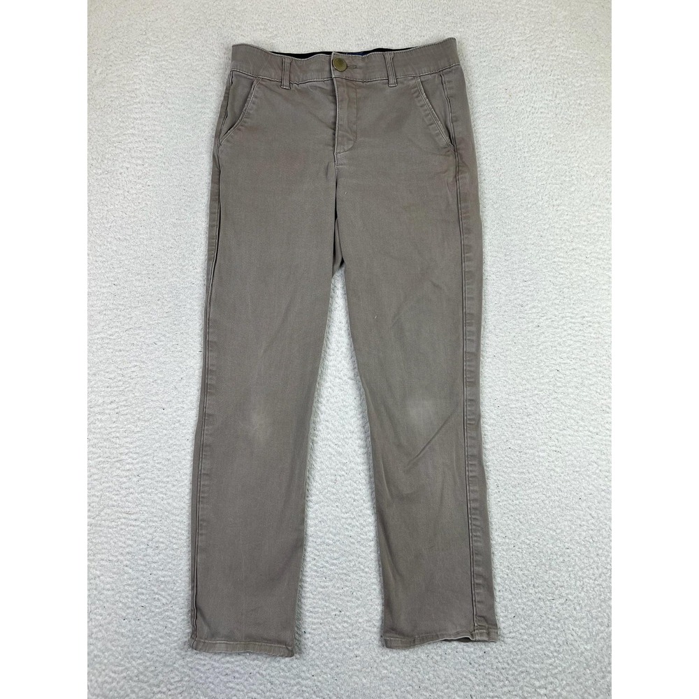 Democracy Pants Womens 4 Taupe Khaki Ab Solution Stretch Chino‎ Ankle B2257CMX2